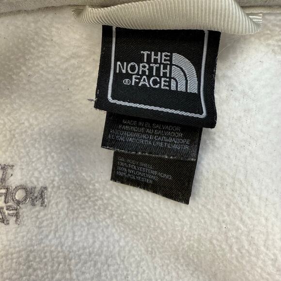 The North Face Fleece Jacket Women's Size S/P White Grey Casual Outerwear Preppy - Picture 9 of 14